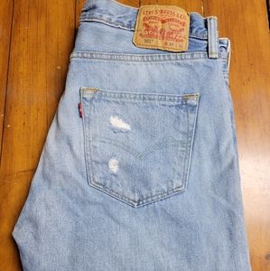 Men's 501 Levi's Original Fit Jean, David Color, distressed, 34x36